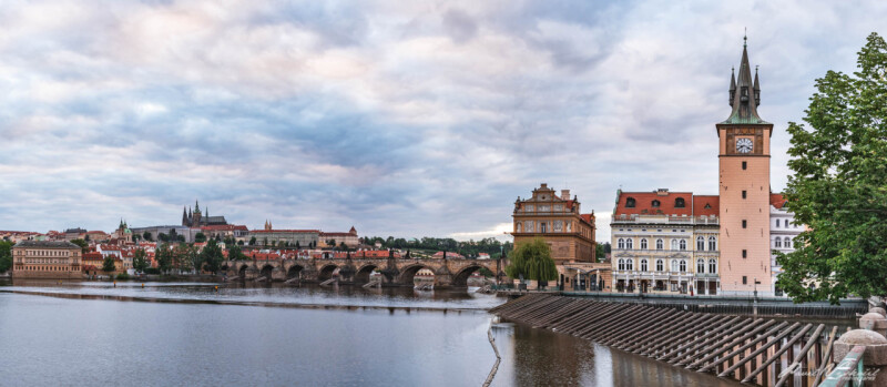 Pražský hrad, Karlův most, Staroměstská vod. věž - Praha